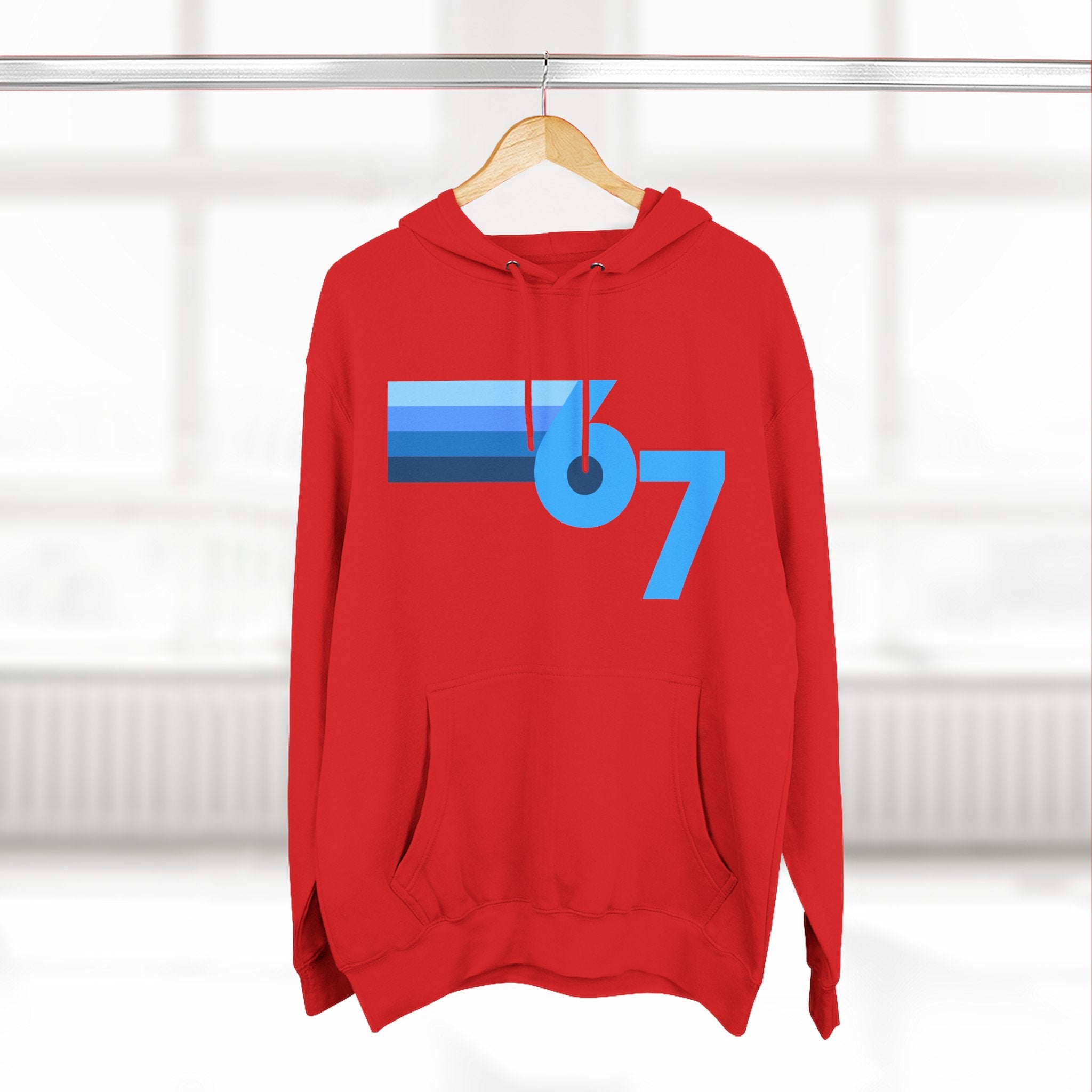 Youth Blue Gradient Fleece Hoodie — 67 Shades - Limited Release