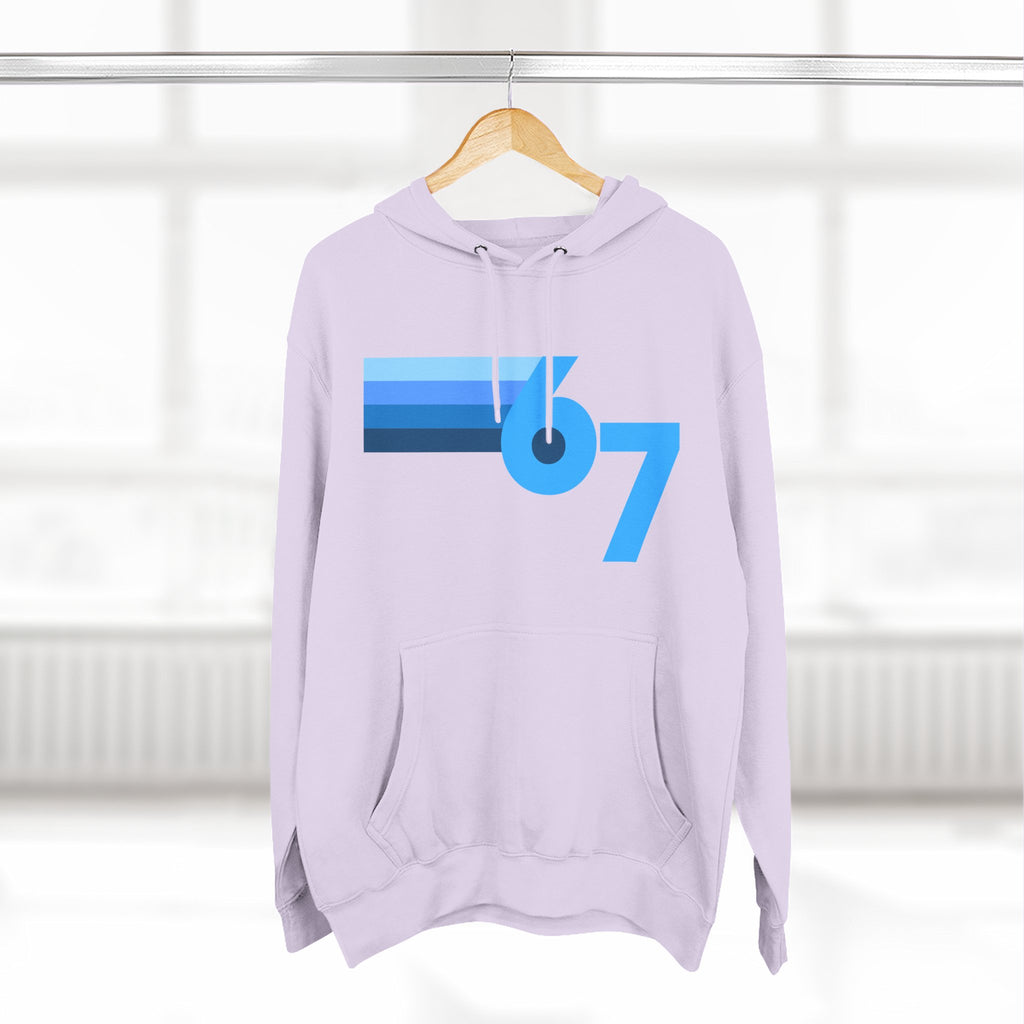 Youth Blue Gradient Fleece Hoodie — 67 Shades - Limited Release