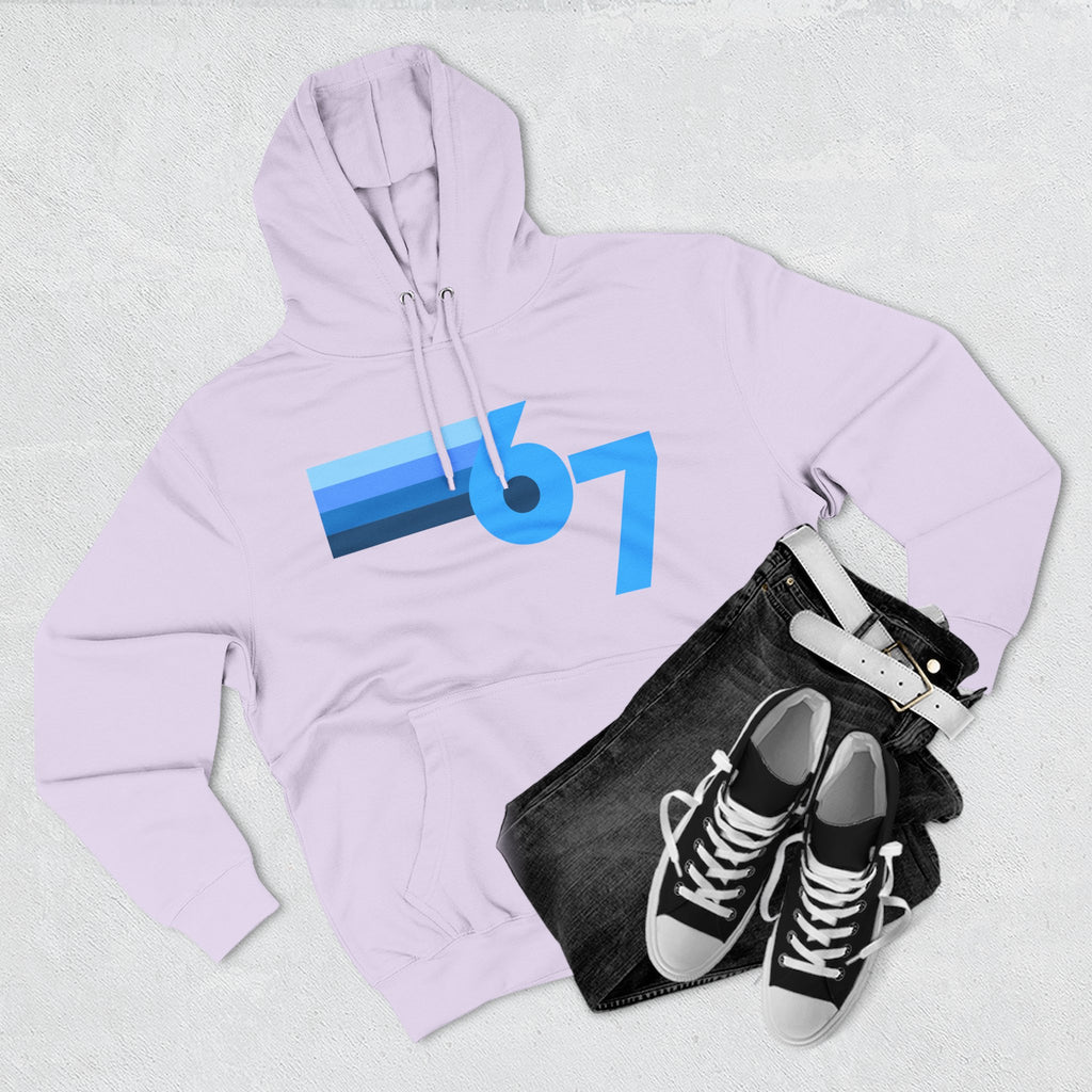 Youth Blue Gradient Fleece Hoodie — 67 Shades - Limited Release
