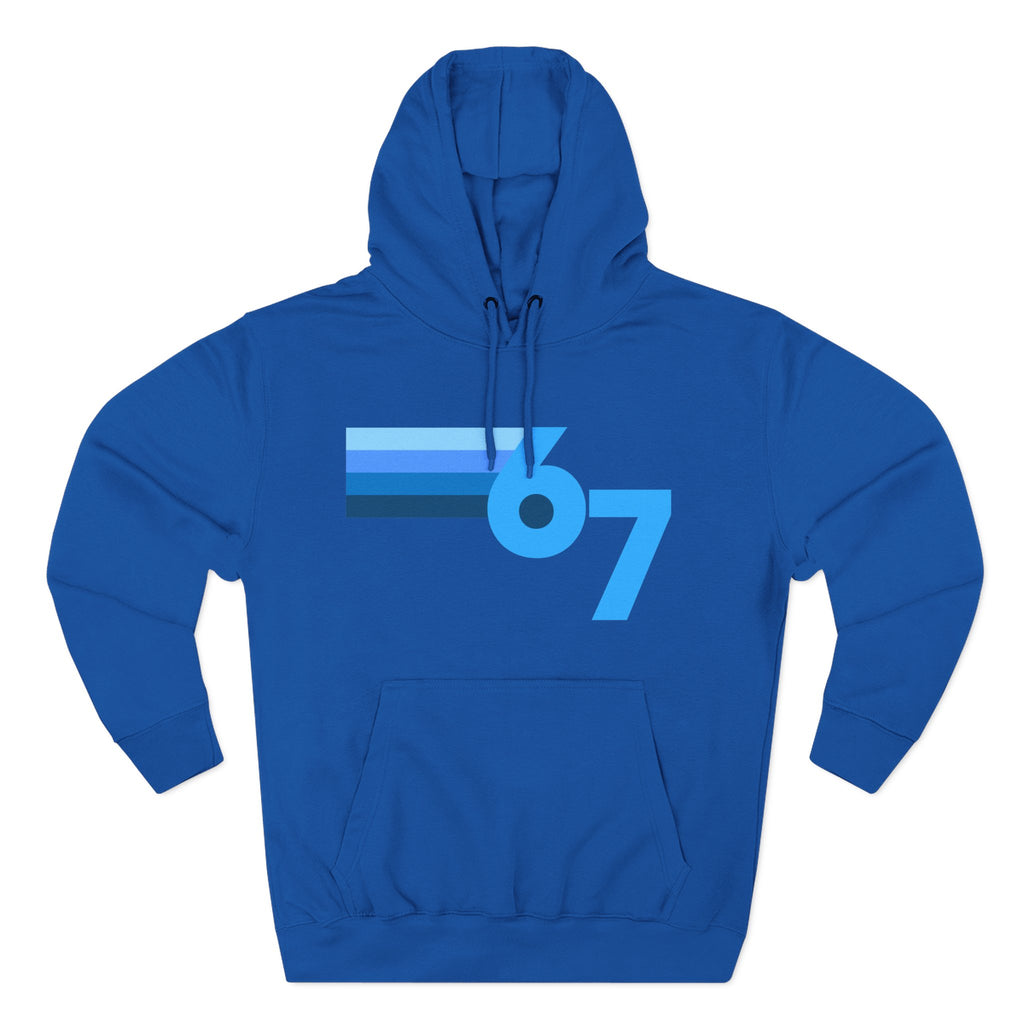Youth Blue Gradient Fleece Hoodie — 67 Shades - Limited Release