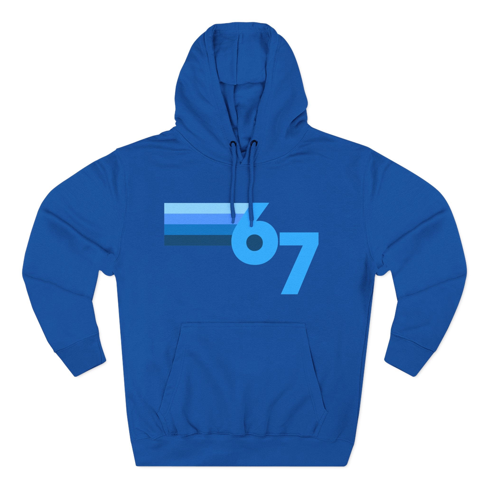 Youth Blue Gradient Fleece Hoodie — 67 Shades - Limited Release