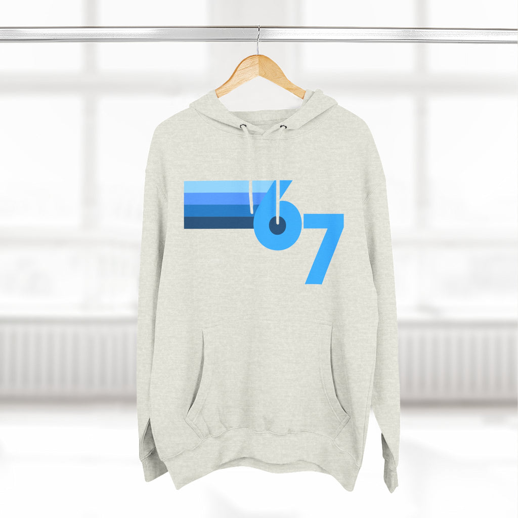 Youth Blue Gradient Fleece Hoodie — 67 Shades - Limited Release
