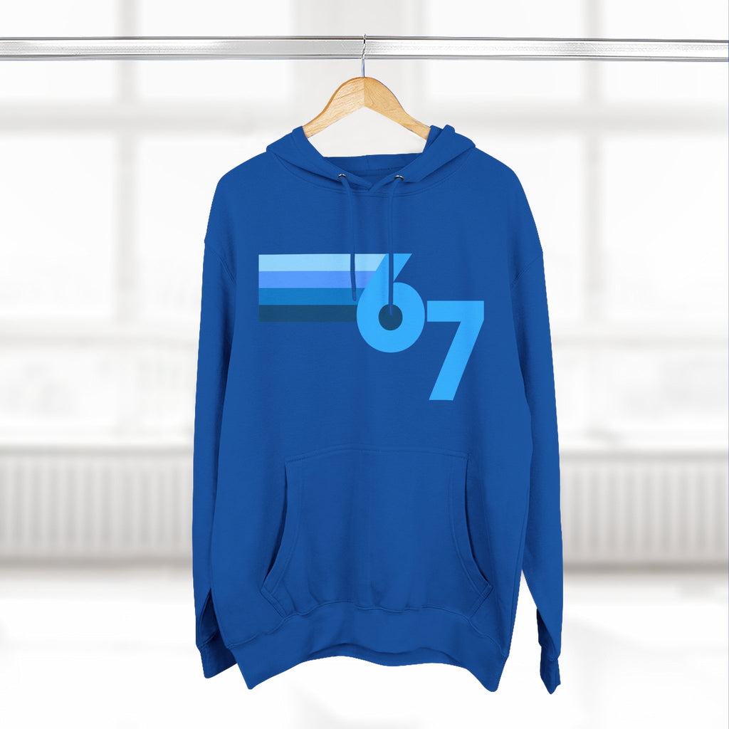 Youth Blue Gradient Fleece Hoodie — 67 Shades - Limited Release