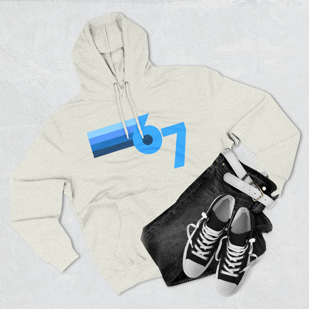 Youth Blue Gradient Fleece Hoodie — 67 Shades - Limited Release