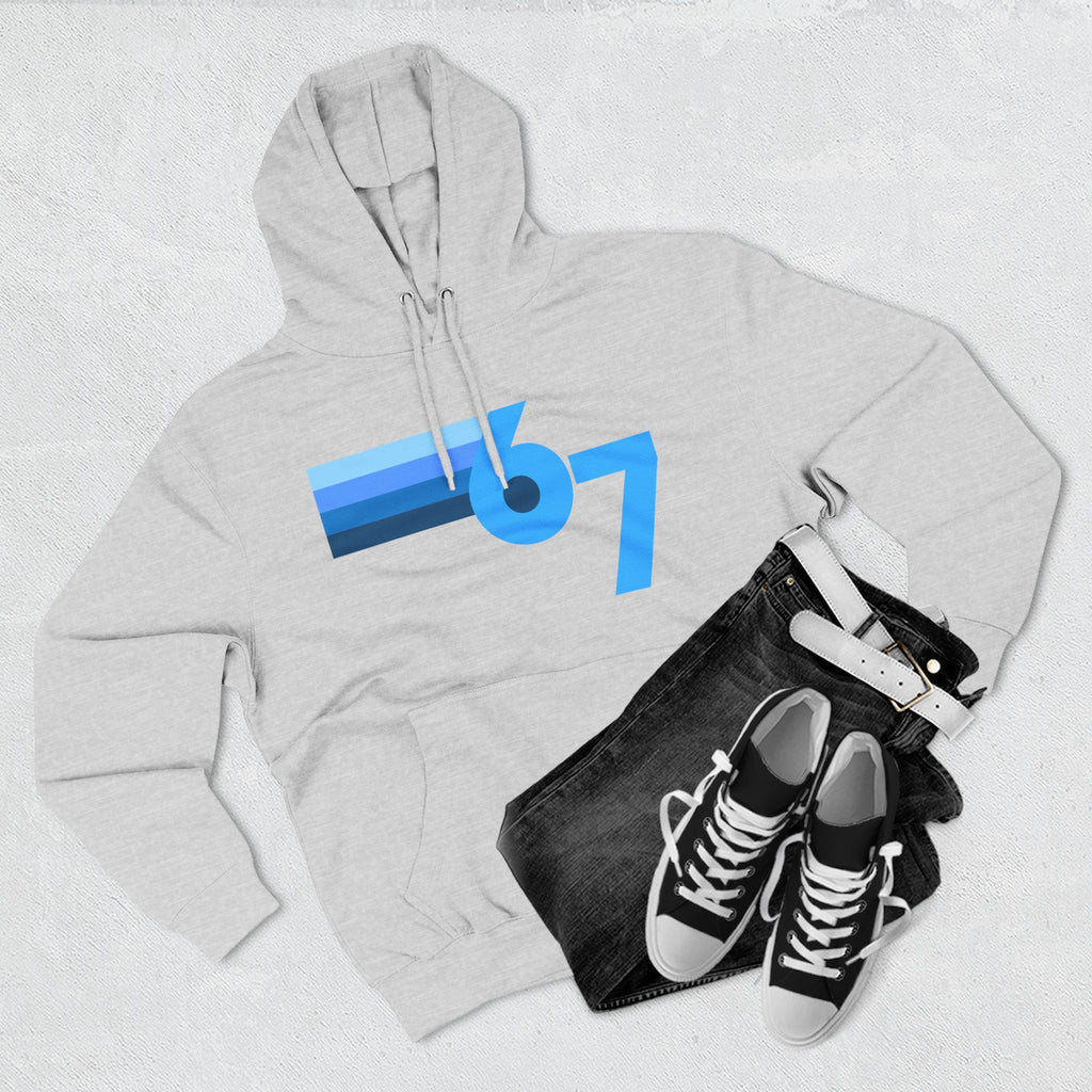 Youth Blue Gradient Fleece Hoodie — 67 Shades - Limited Release