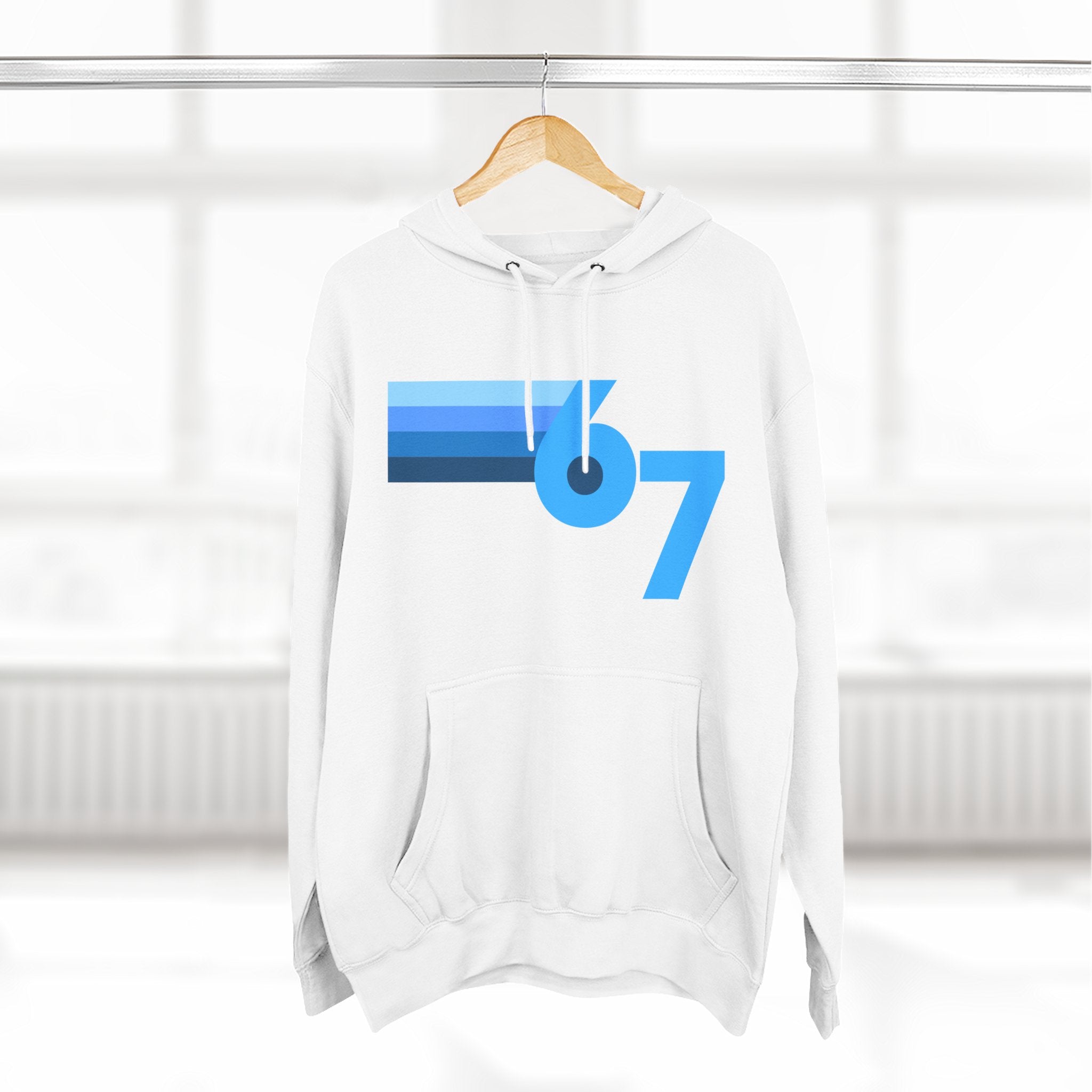 Youth Blue Gradient Fleece Hoodie — 67 Shades - Limited Release