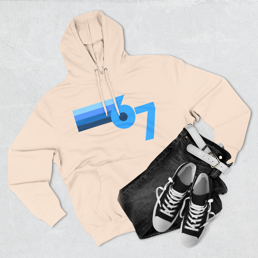Youth Blue Gradient Fleece Hoodie — 67 Shades - Limited Release