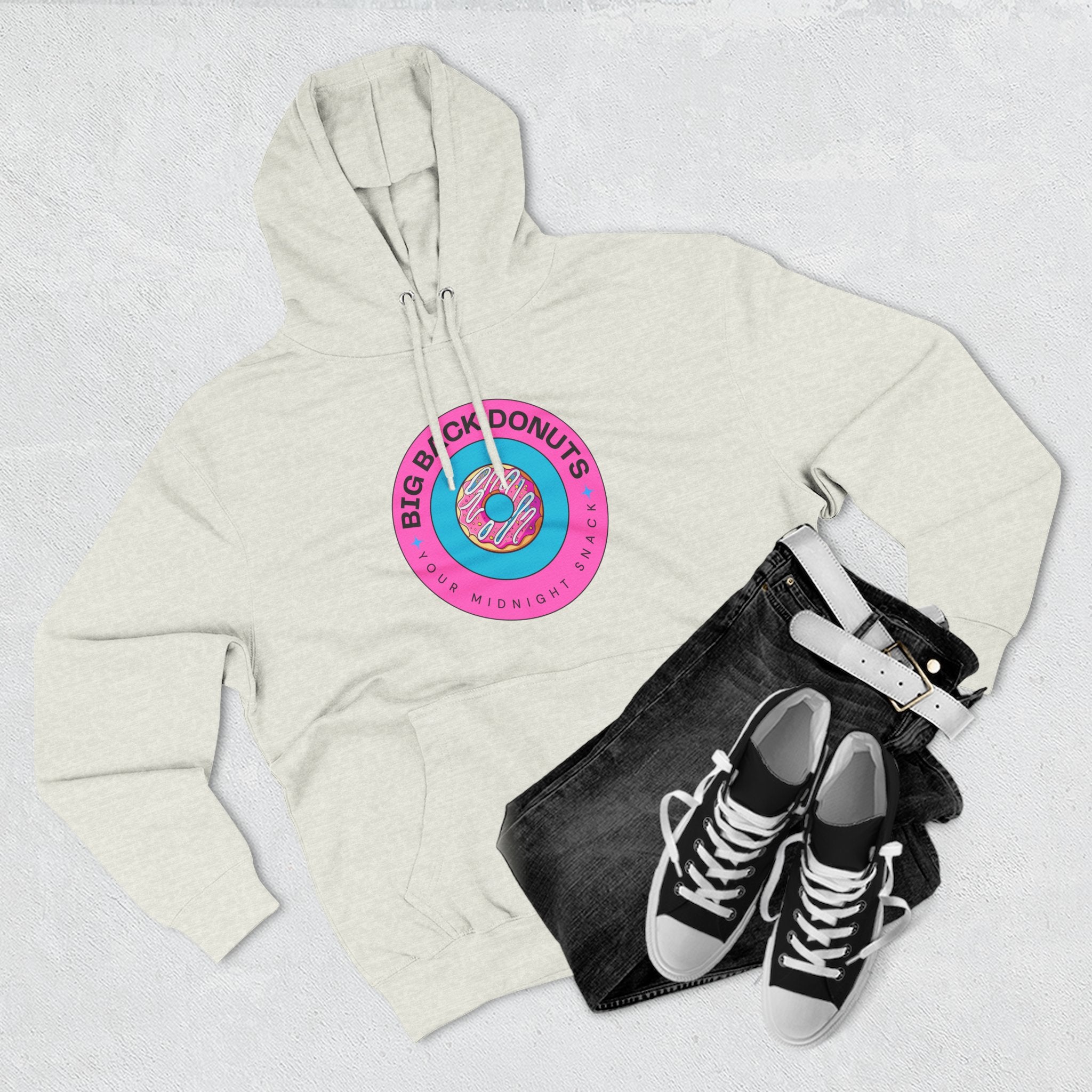 Big Back Donuts - Limited Release Three-Panel Fleece Hoodie