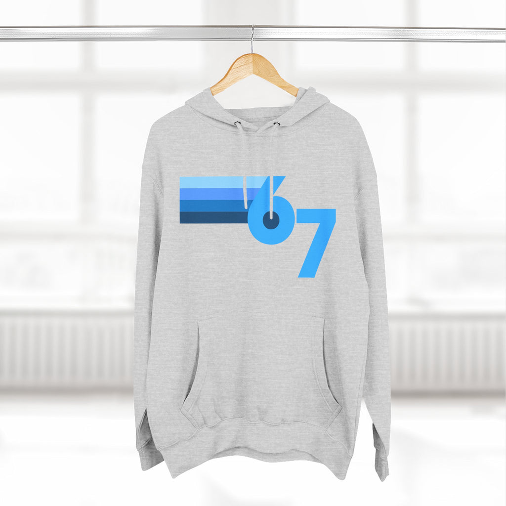 Youth Blue Gradient Fleece Hoodie — 67 Shades - Limited Release