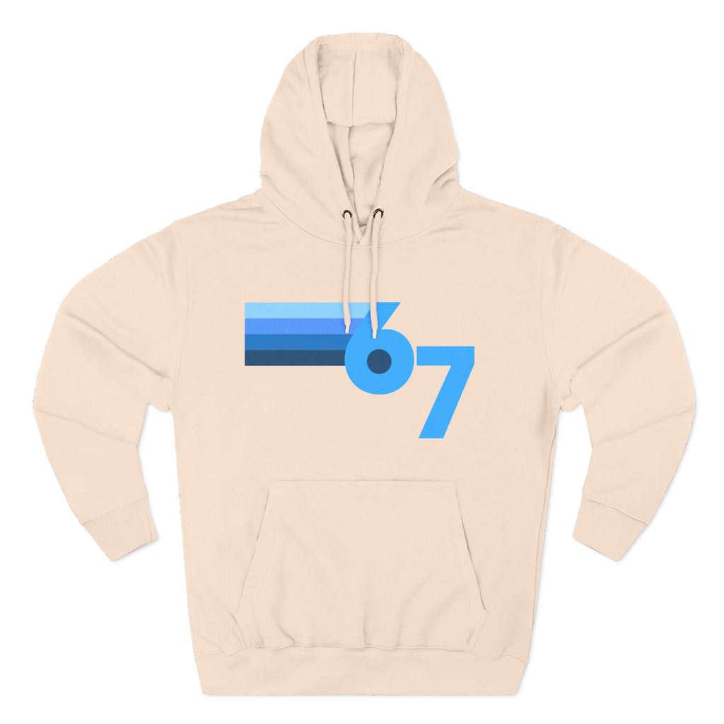 Youth Blue Gradient Fleece Hoodie — 67 Shades - Limited Release