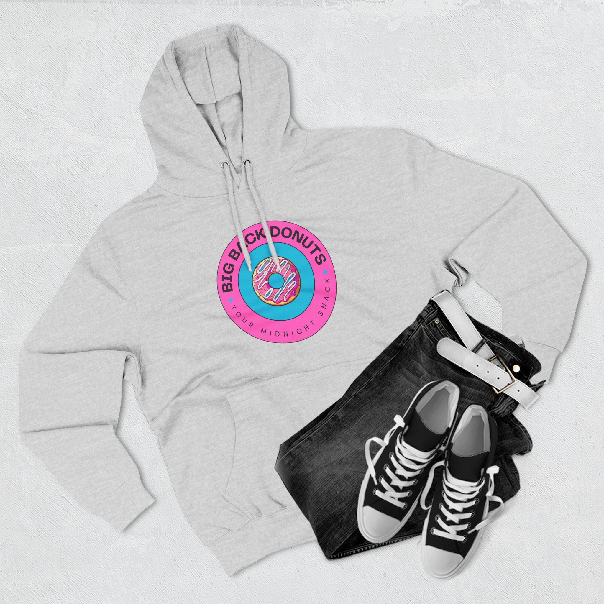 Big Back Donuts - Limited Release Three-Panel Fleece Hoodie