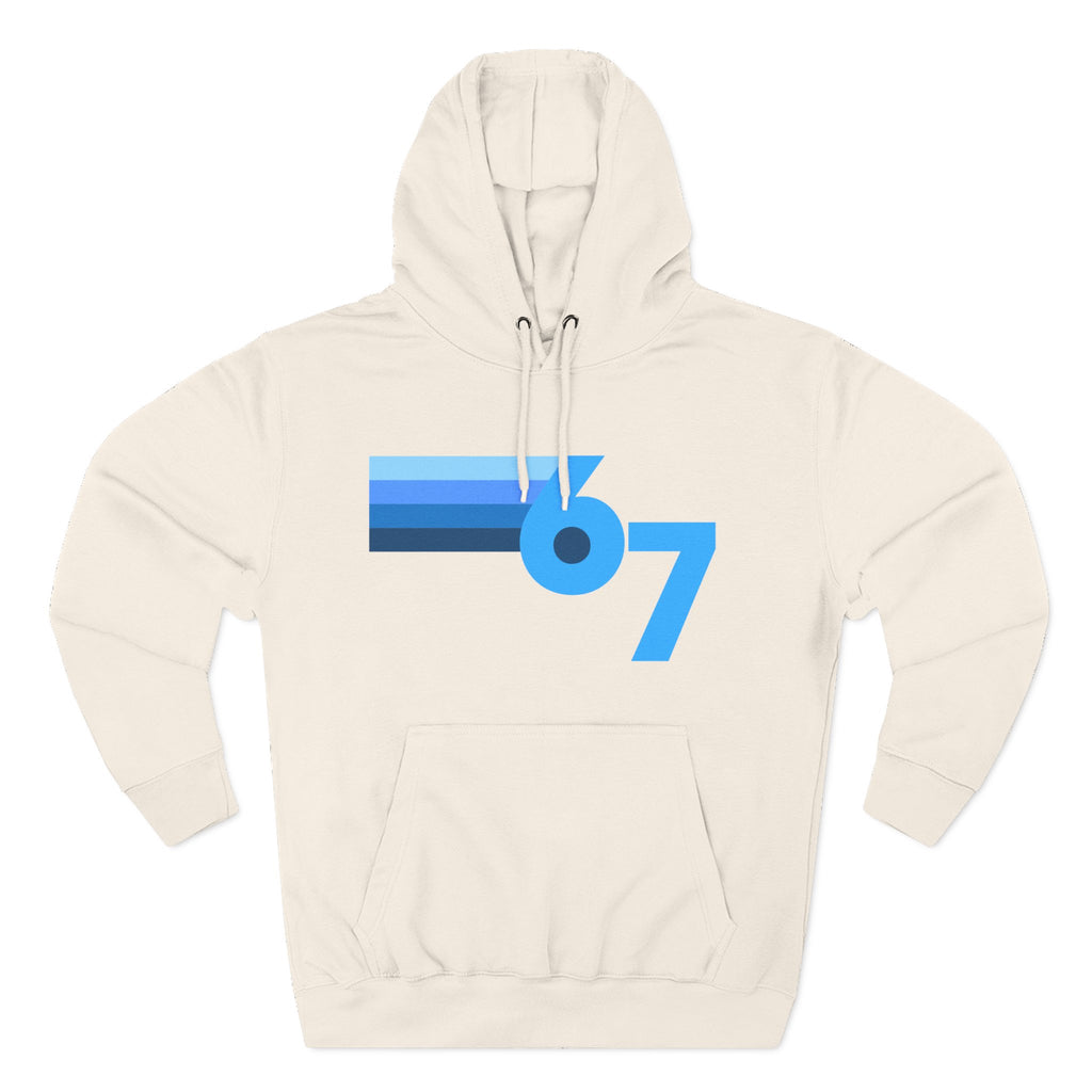 Youth Blue Gradient Fleece Hoodie — 67 Shades - Limited Release