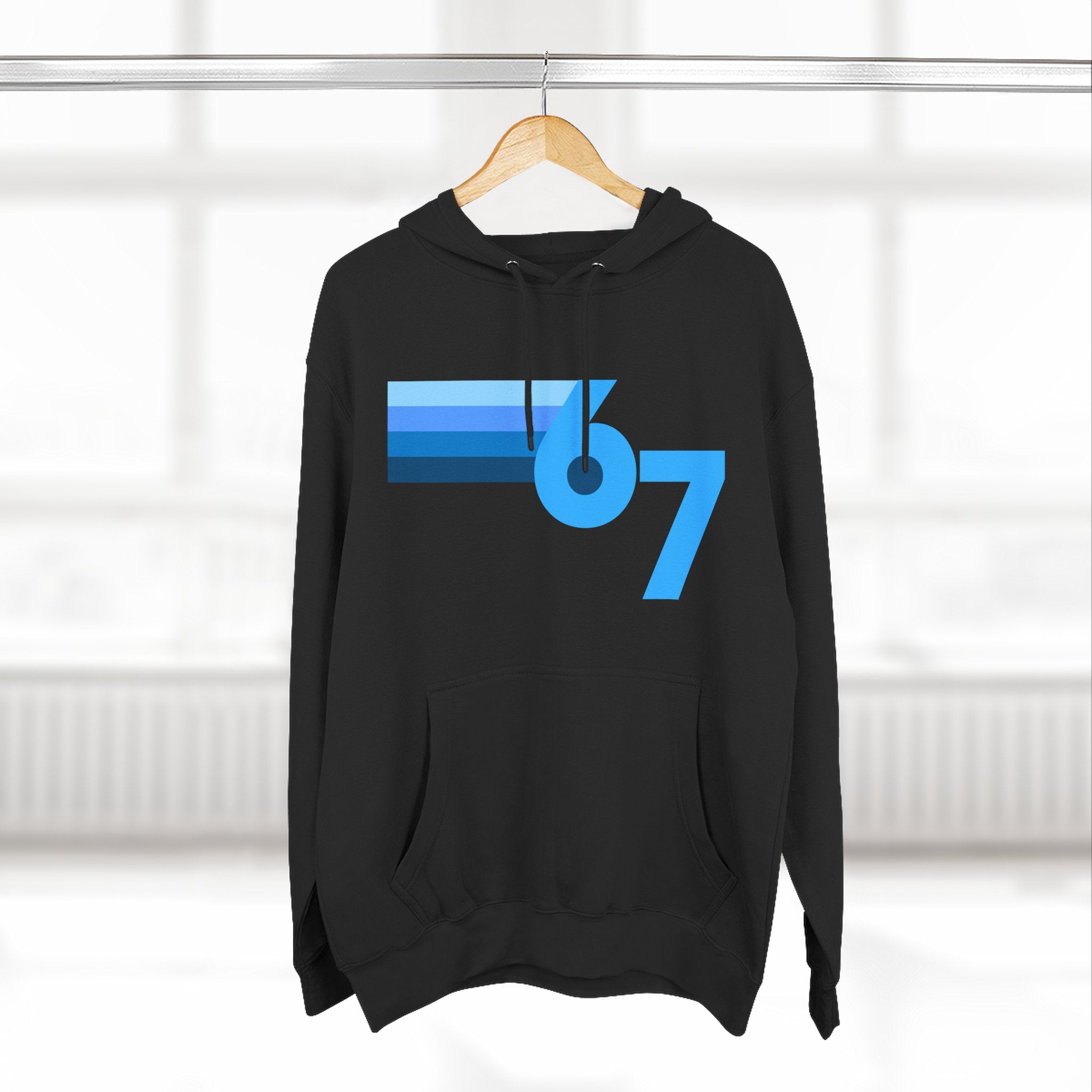 Youth Blue Gradient Fleece Hoodie — 67 Shades - Limited Release