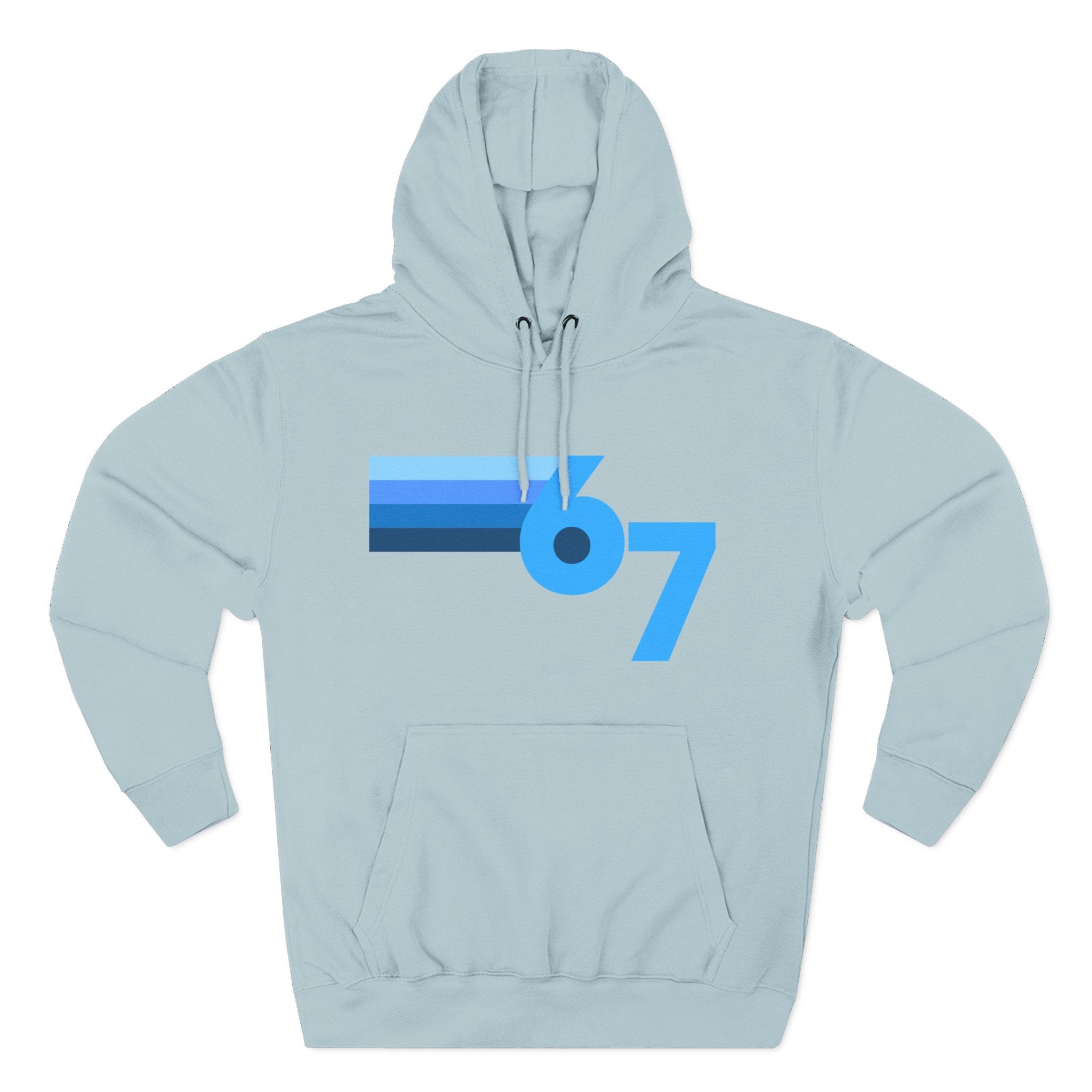 Youth Blue Gradient Fleece Hoodie — 67 Shades - Limited Release