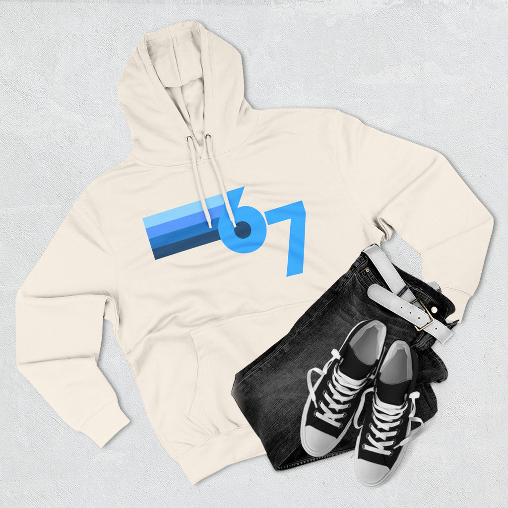Youth Blue Gradient Fleece Hoodie — 67 Shades - Limited Release