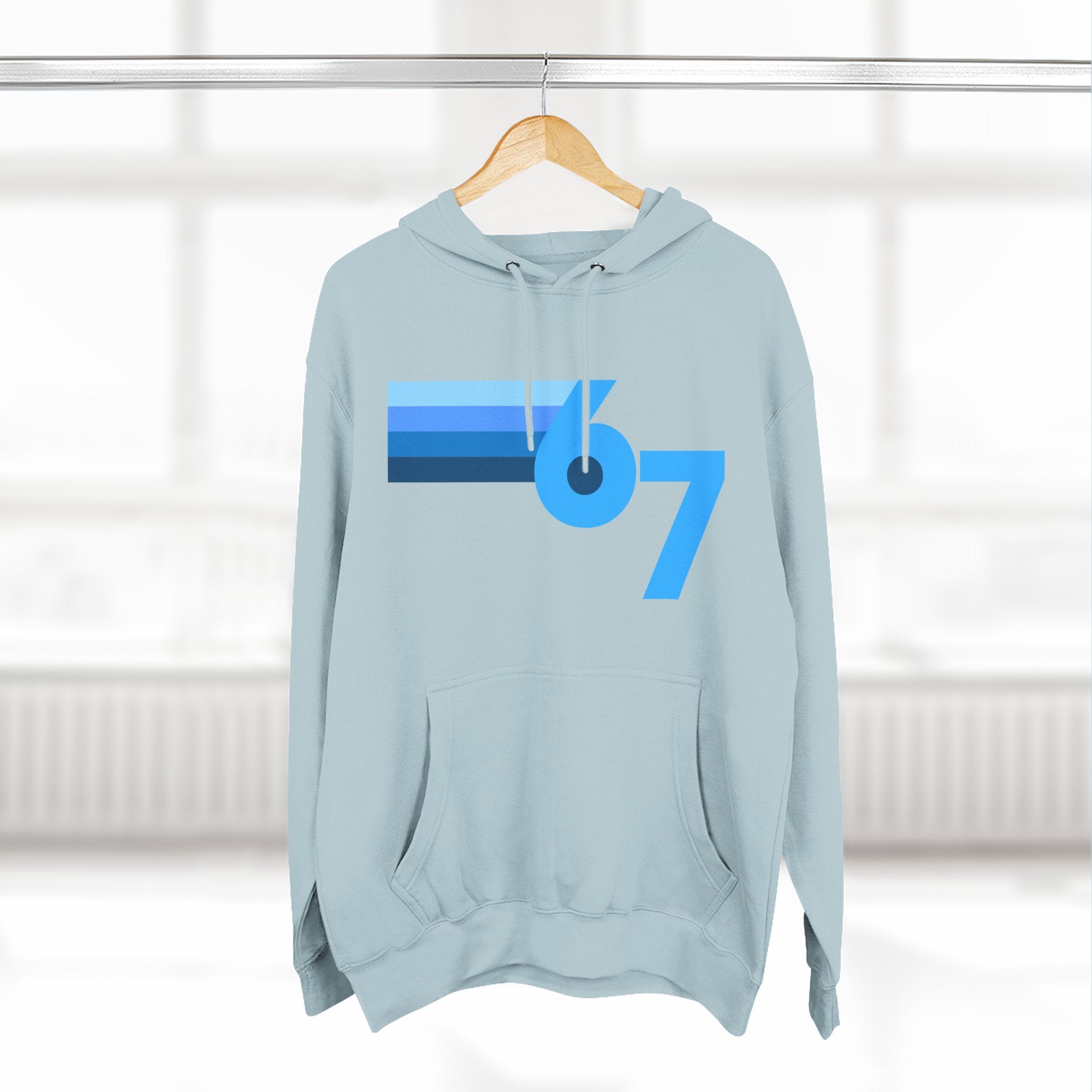 Youth Blue Gradient Fleece Hoodie — 67 Shades - Limited Release