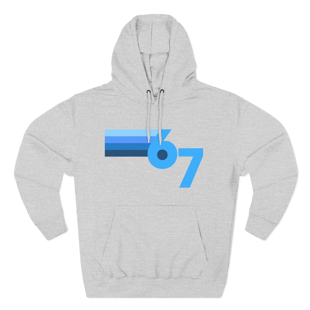 Youth Blue Gradient Fleece Hoodie — 67 Shades - Limited Release