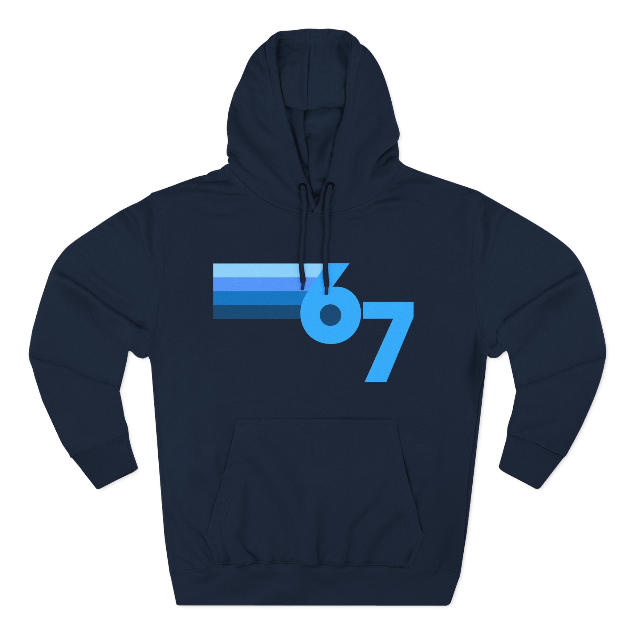Youth Blue Gradient Fleece Hoodie — 67 Shades - Limited Release