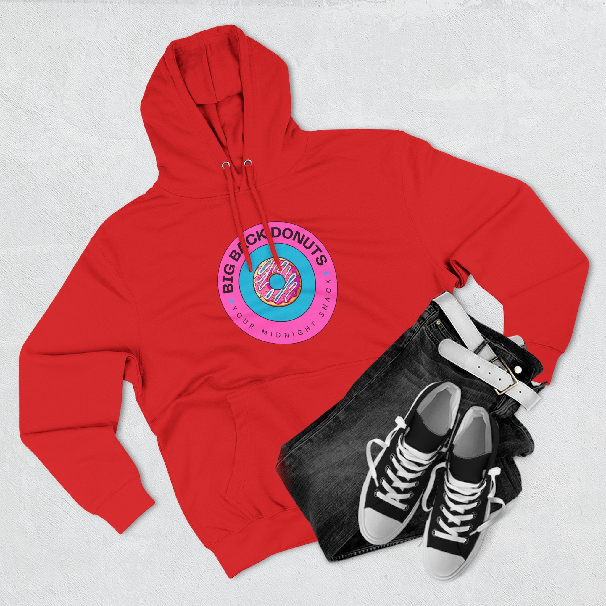 Big Back Donuts - Limited Release Three-Panel Fleece Hoodie