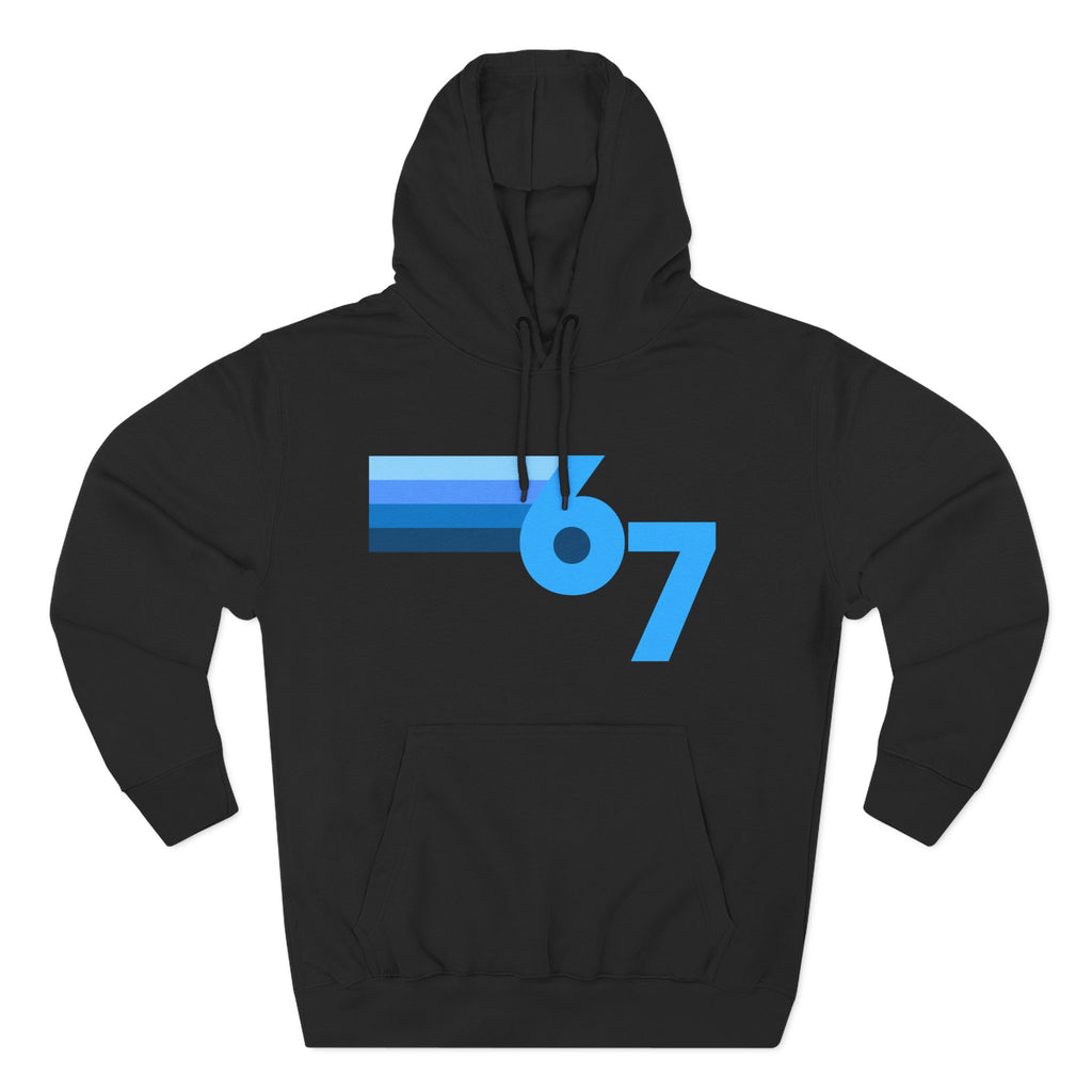 Youth Blue Gradient Fleece Hoodie — 67 Shades - Limited Release