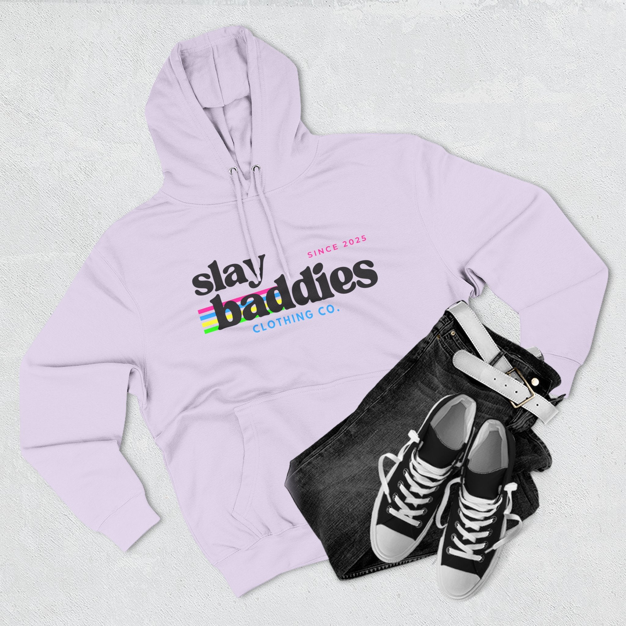 Slay Baddies Hoodie Adult – Empower Confidence & Kindness